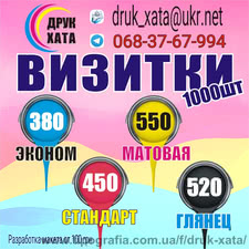 Визитки &mdash; DRUK XATA (Штанько Д. Н.)